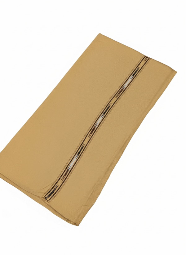 Handmade swat islampur Pure lambswool shawl for Men - Camel colour