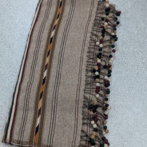 Handmade Wadera style 3 border Sharrai woolen shawl for Men - Image 4