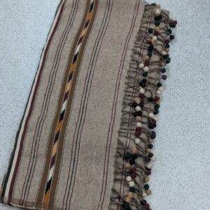 Handmade Wadera style 3 border Sharrai woolen shawl for Men - Image 2