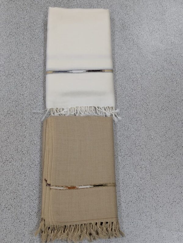 Handmade Australian Pure Wool – Camel Colour Shawl (Available in 2 different Colours) - Image 4