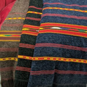 Handmade Wadera Style Shawl for Gents - Velvet Shawls - Brown - Image 4