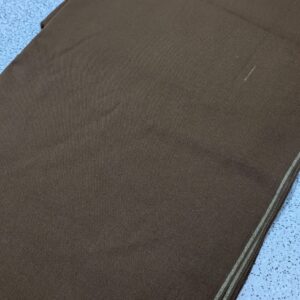 Charsadda Woolen Khaddar Unstiched Fabric For Men - Brown colour - Image 2