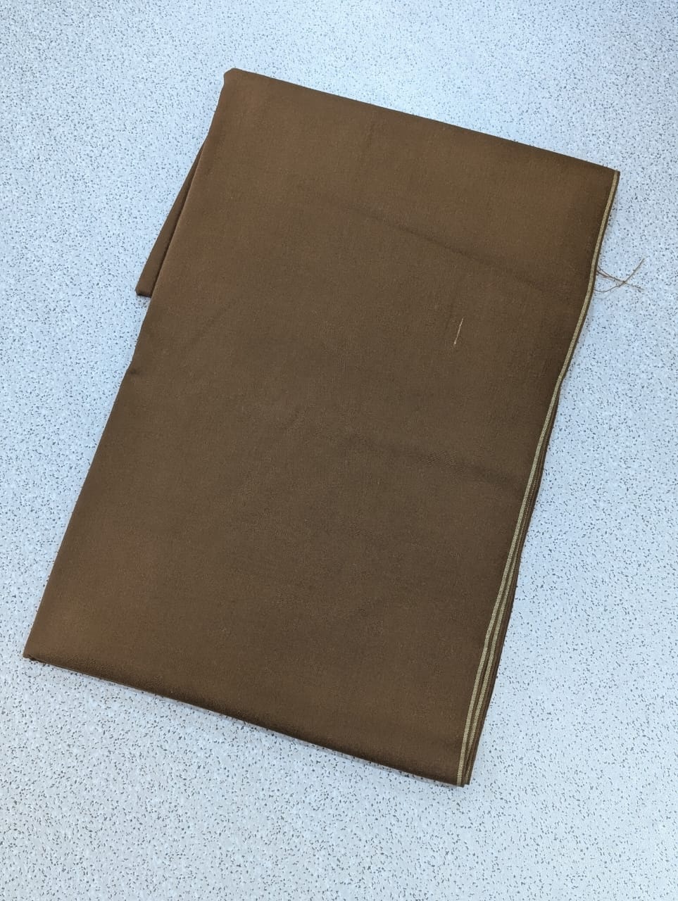 Charsadda Woolen Khaddar Unstiched Fabric For Men - Brown colour - Image 1