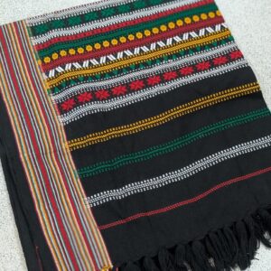 Sindhi Style Wadera style Black Shawl For Men Full size Shawl - Image 3