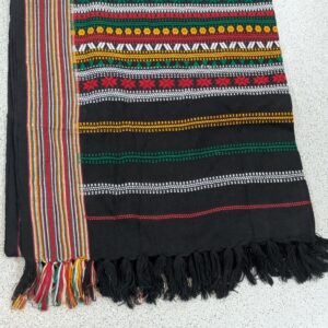 Sindhi Style Wadera style Black Shawl For Men Full size Shawl - Image 2