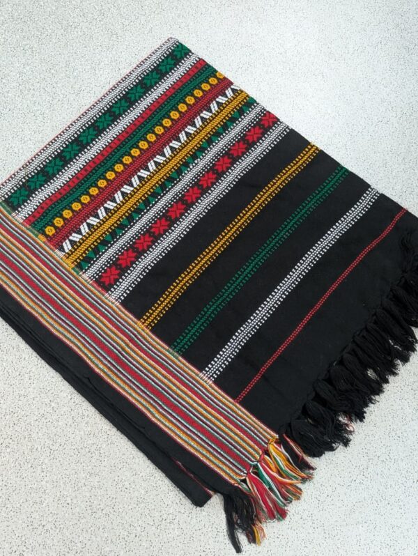 Sindhi Style Wadera style Black Shawl For Men Full size Shawl