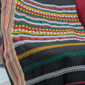 Sindhi Style Wadera style Black Shawl For Men Full size Shawl - Image 4