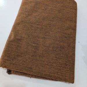 Charsadda Handmade Woolen khamta Khaddar – Brown with Black Shade - Image 4