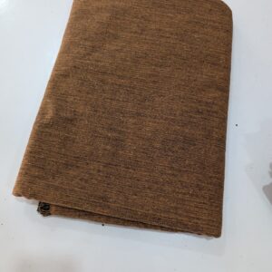 Charsadda Handmade Woolen khamta Khaddar – Brown with Black Shade - Image 3