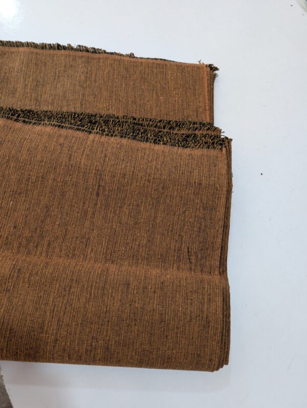 Charsadda Handmade Woolen khamta Khaddar – Brown with Black Shade