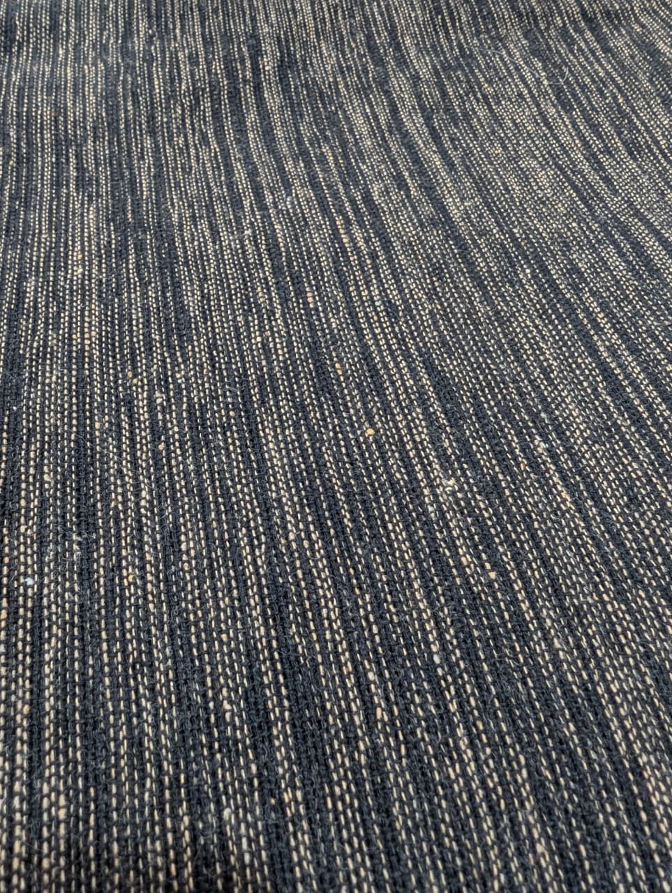 Charsadda Woolen Khamta Khaddar Unstitched Fabric for Men – Charcoal Black - Image 4