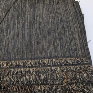 Charsadda Woolen Khamta Khaddar Unstitched Fabric for Men – Charcoal Black - Image 2