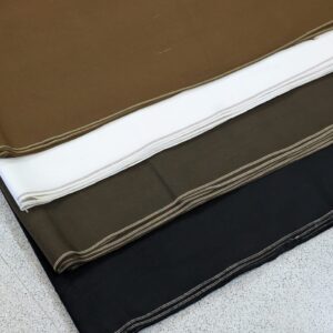 Charsadda Woolen Khaddar Unstiched Fabric For Men - Black colour - Image 2