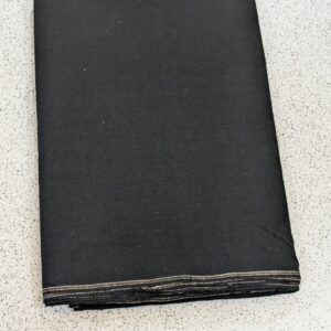 Charsadda Woolen Khaddar Unstiched Fabric For Men - Black colour - Image 3