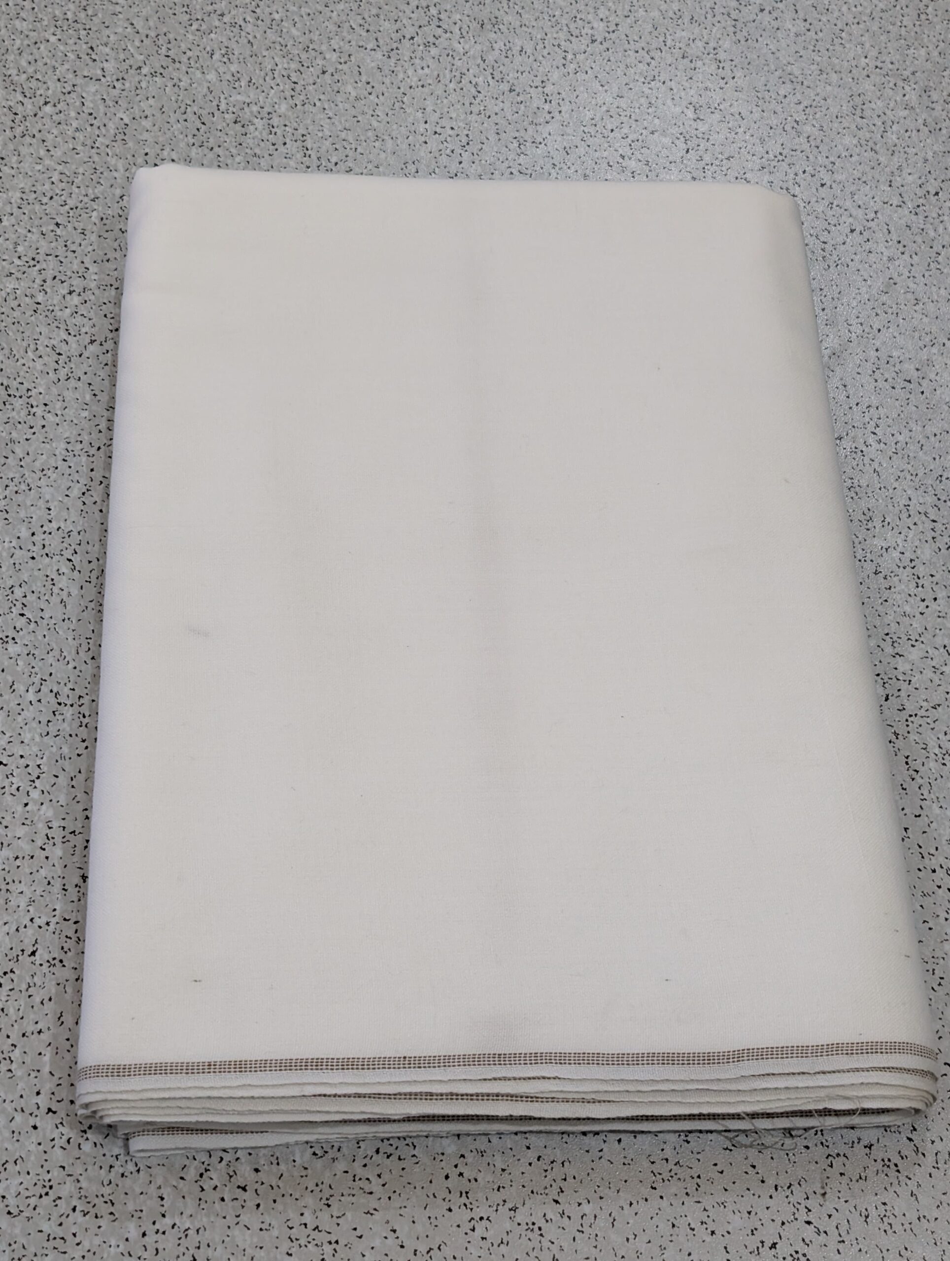 Charsadda Woolen Khaddar Unstiched Fabric For Men - White Colour - Image 2