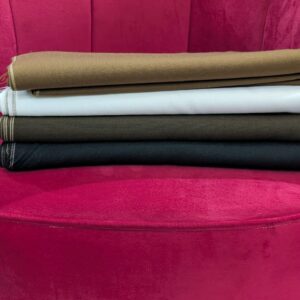 Charsadda Woolen Khaddar Unstiched Fabric For Men - Black colour - Image 4